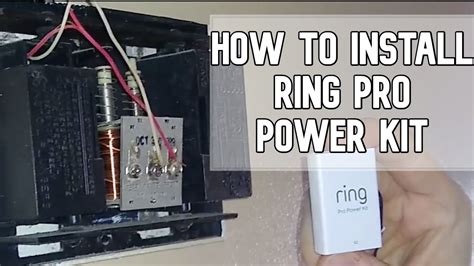 ring doorbell pro doorbell junction box|ring doorbell pro power kit.